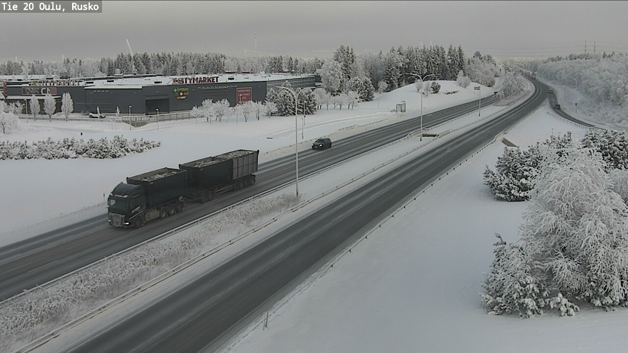 Weather Camera Image Road 20 Oulu, Rusko, Oulu, Pohjois-Pohjanmaa