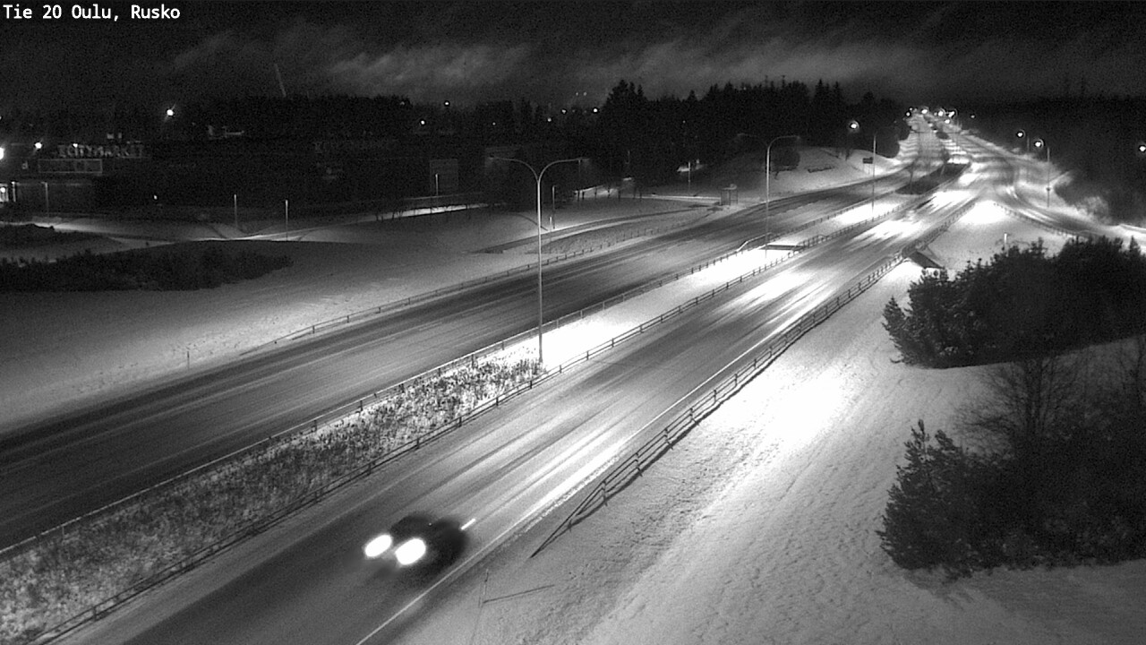 Weather Camera Image Road 20 Oulu, Rusko, Oulu, Pohjois-Pohjanmaa