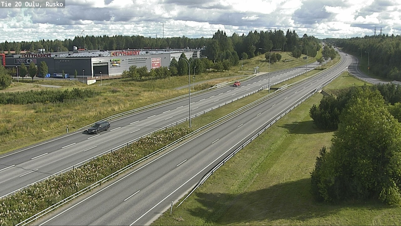 Weather Camera Image Road 20 Oulu, Rusko, Oulu, Pohjois-Pohjanmaa