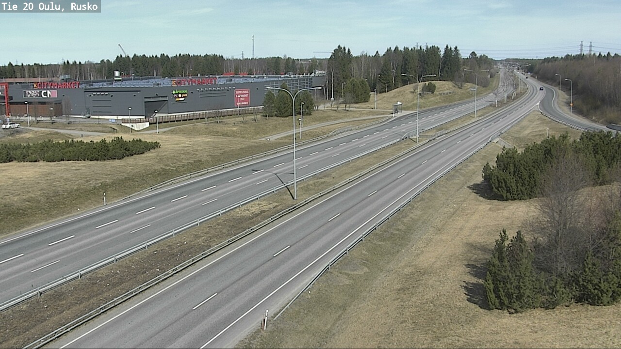 Kelikamerat Kuva Tie 20 Oulu, Rusko, Oulu, Pohjois-Pohjanmaa