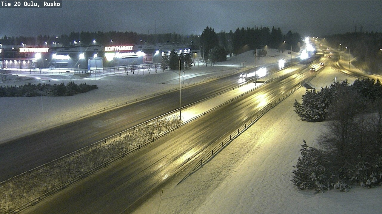 Weather Camera Image Road 20 Oulu, Rusko, Oulu, Pohjois-Pohjanmaa