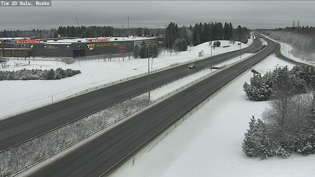 Weather Camera Image Road 20 Oulu, Rusko, Oulu, Pohjois-Pohjanmaa