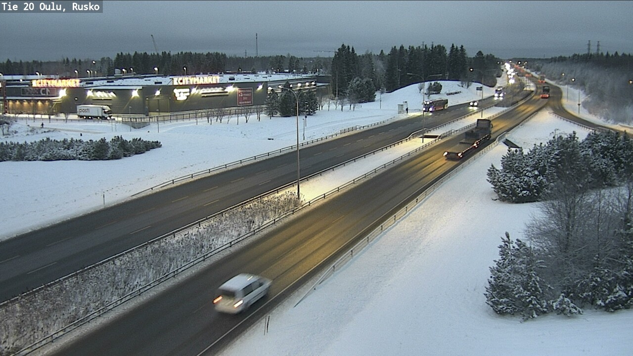 Weather Camera Image Road 20 Oulu, Rusko, Oulu, Pohjois-Pohjanmaa