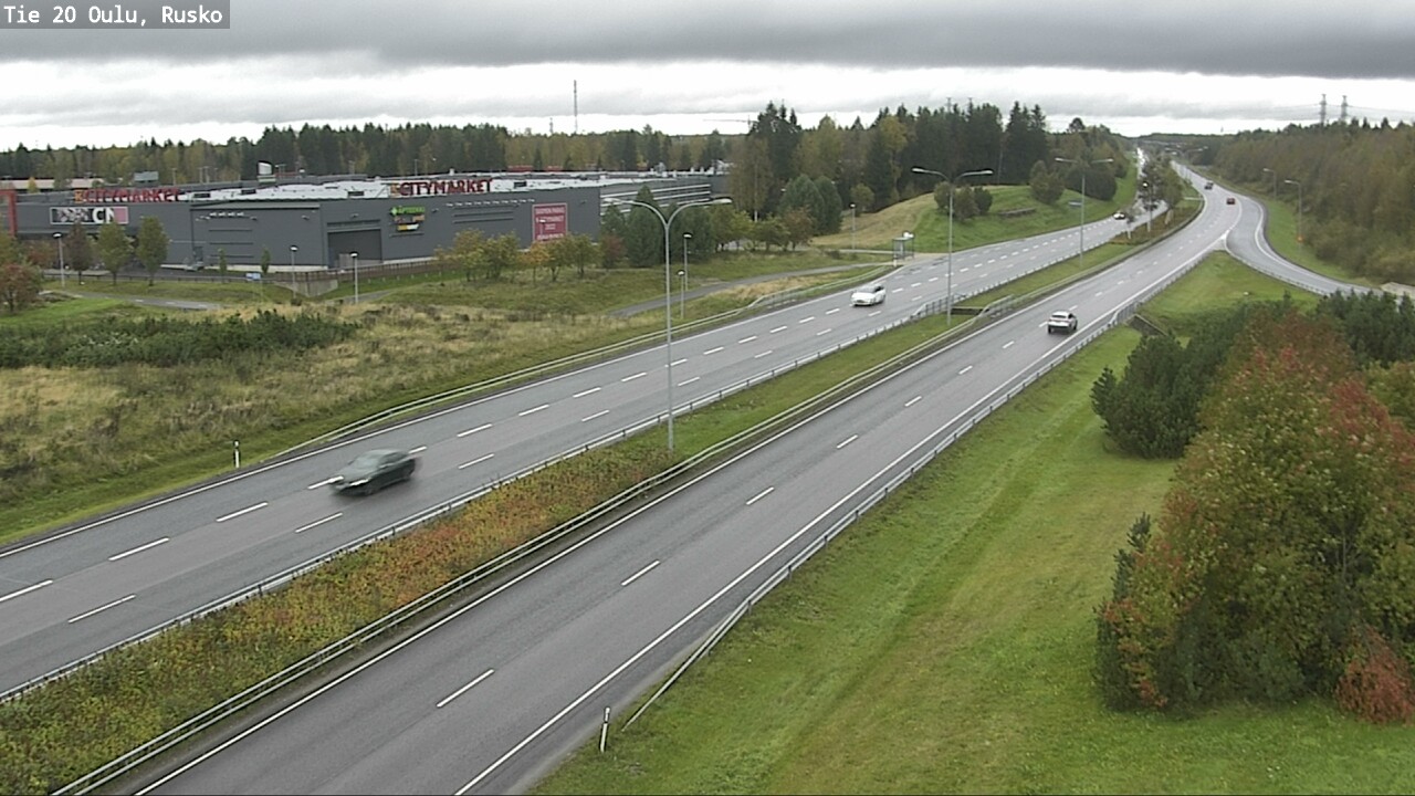Weather Camera Image Road 20 Oulu, Rusko, Oulu, Pohjois-Pohjanmaa
