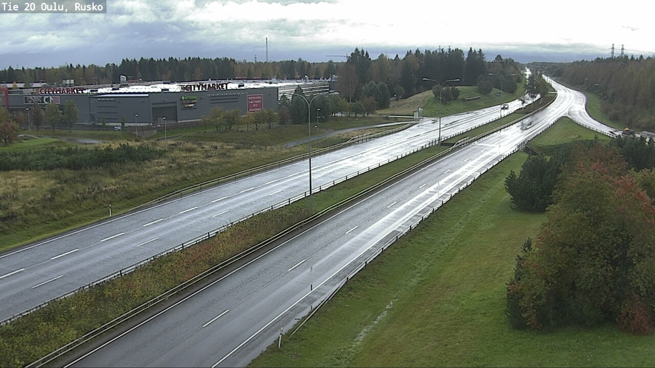 Weather Camera Image Väg 20 Uleåborg, Rusko, Oulu, Pohjois-Pohjanmaa