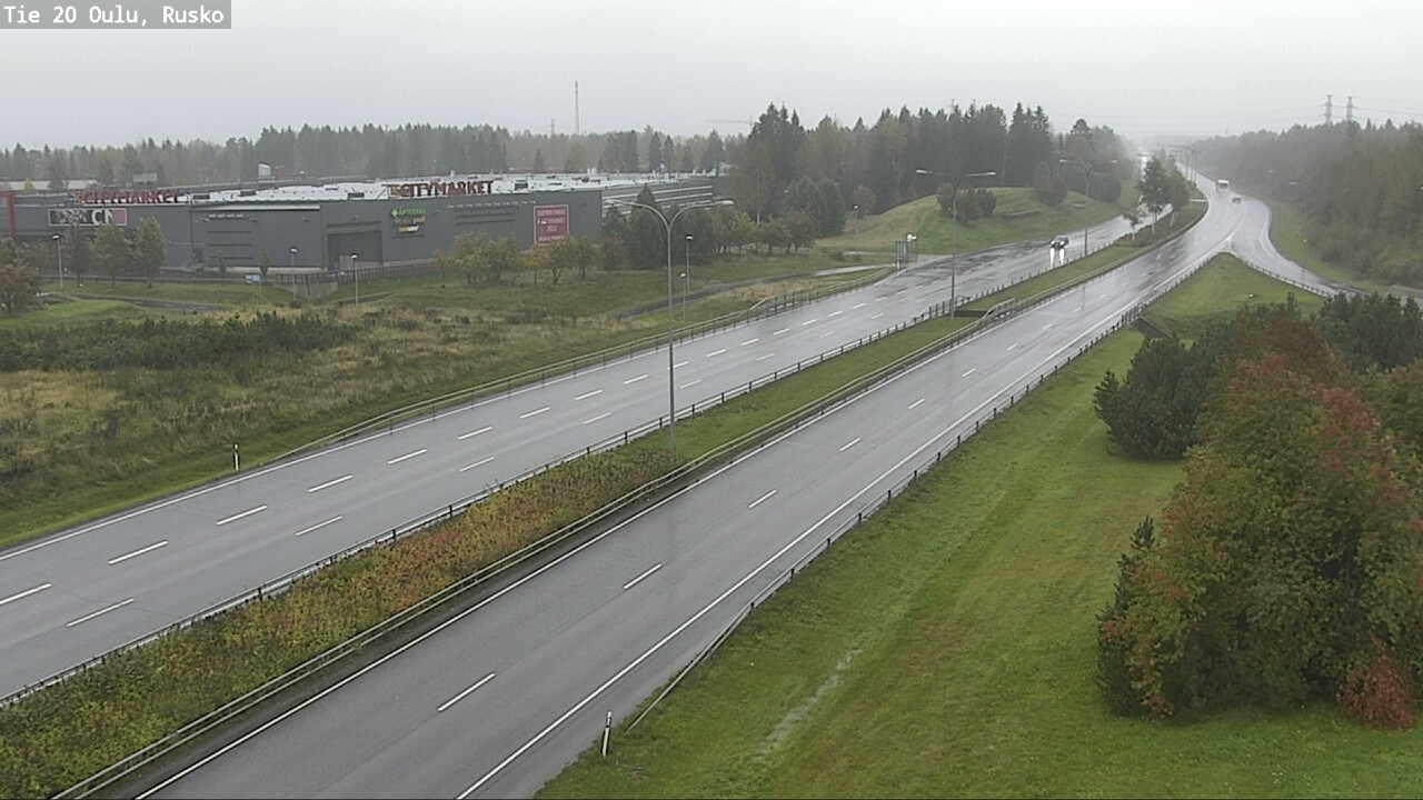 Weather Camera Image Väg 20 Uleåborg, Rusko, Oulu, Pohjois-Pohjanmaa