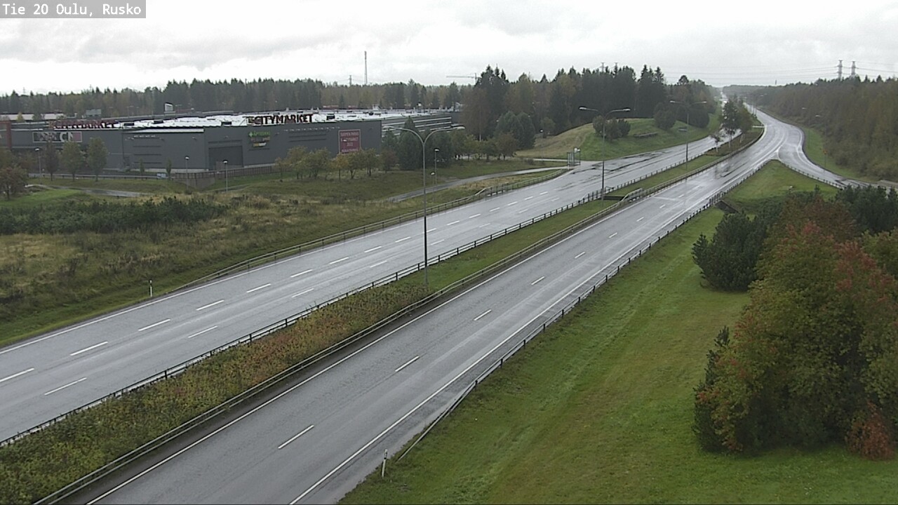 Weather Camera Image Väg 20 Uleåborg, Rusko, Oulu, Pohjois-Pohjanmaa