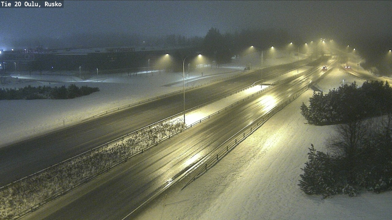 Weather Camera Image Road 20 Oulu, Rusko, Oulu, Pohjois-Pohjanmaa