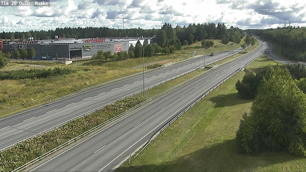 Weather Camera Image Road 20 Oulu, Rusko, Oulu, Pohjois-Pohjanmaa