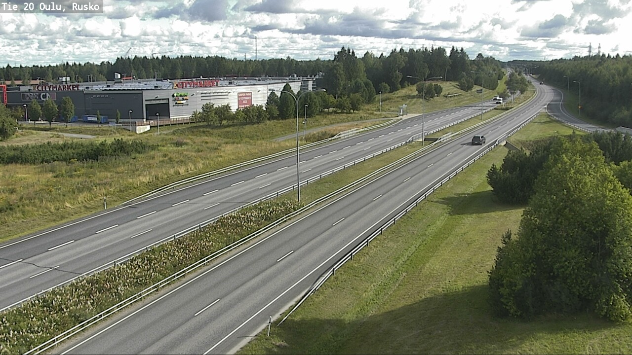 Weather Camera Image Road 20 Oulu, Rusko, Oulu, Pohjois-Pohjanmaa