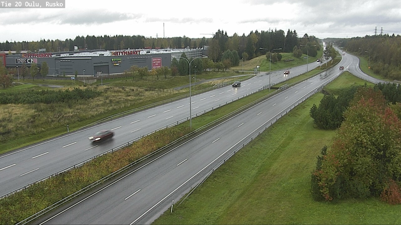 Weather Camera Image Road 20 Oulu, Rusko, Oulu, Pohjois-Pohjanmaa