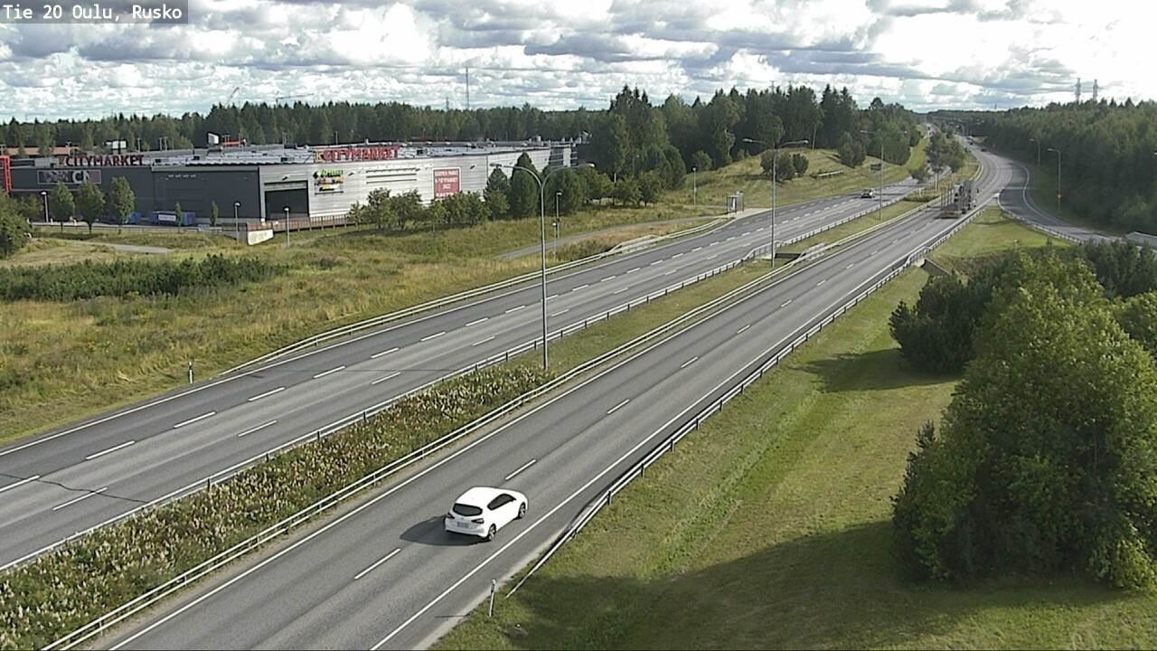 Weather Camera Image Road 20 Oulu, Rusko, Oulu, Pohjois-Pohjanmaa