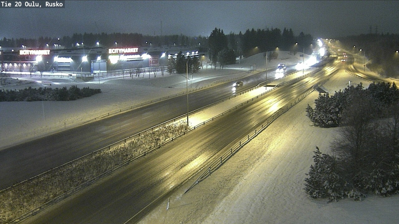 Weather Camera Image Road 20 Oulu, Rusko, Oulu, Pohjois-Pohjanmaa