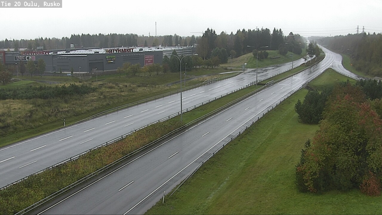 Weather Camera Image Väg 20 Uleåborg, Rusko, Oulu, Pohjois-Pohjanmaa
