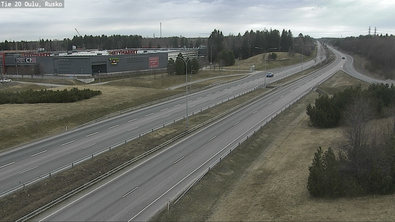 Weather Camera Image Road 20 Oulu, Rusko, Oulu, Pohjois-Pohjanmaa