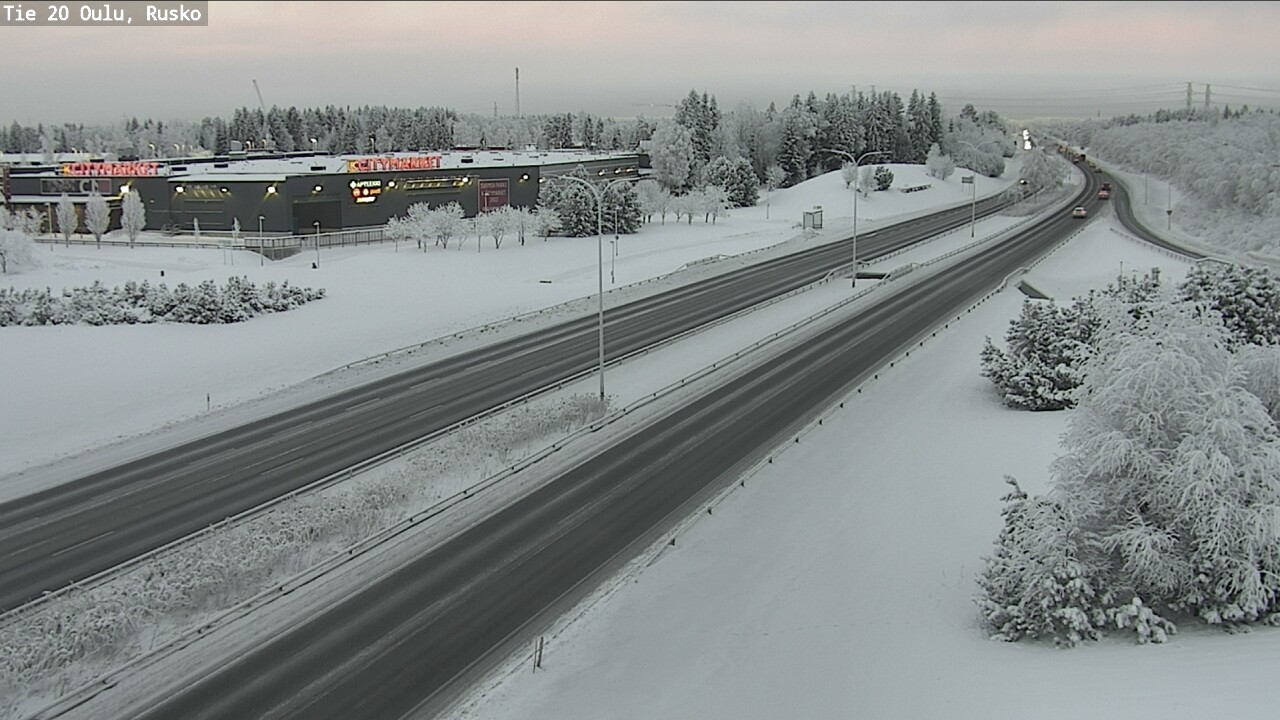 Weather Camera Image Road 20 Oulu, Rusko, Oulu, Pohjois-Pohjanmaa