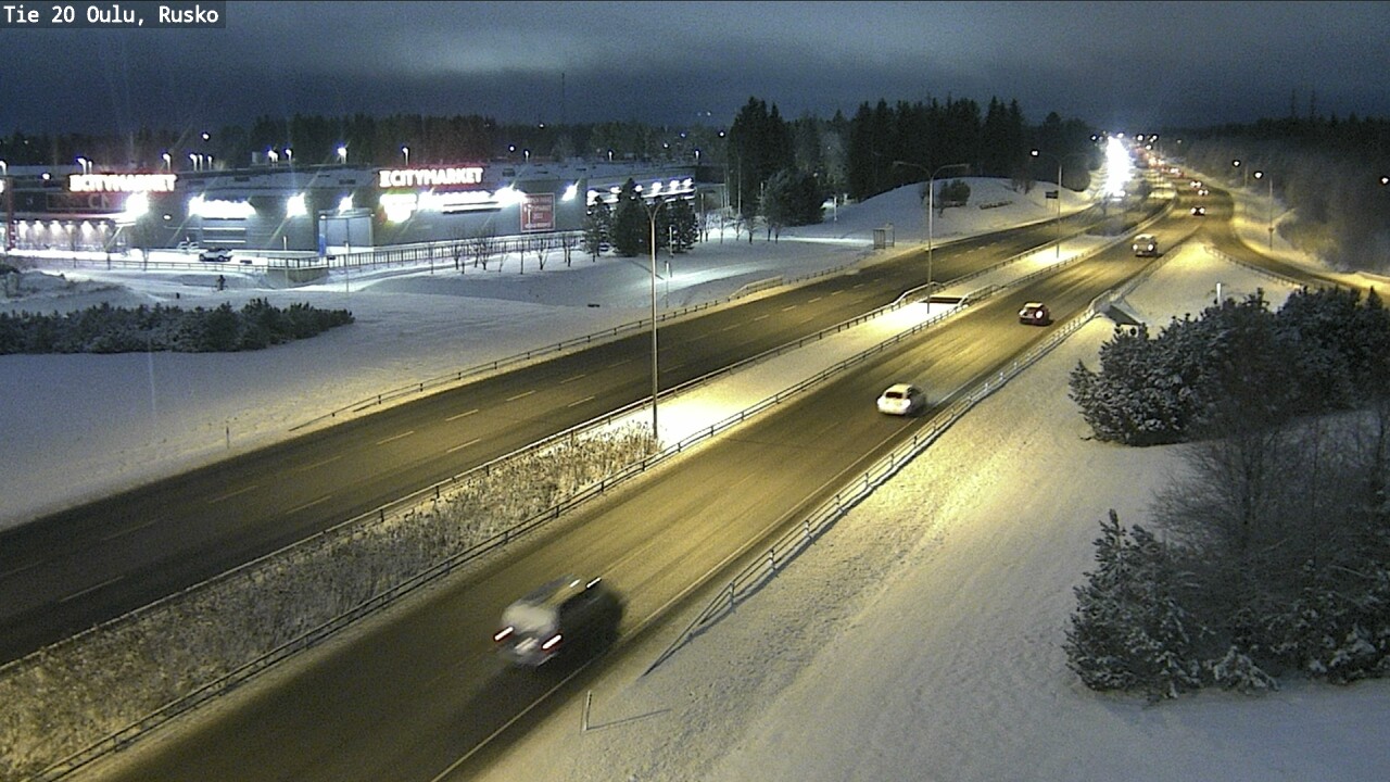 Weather Camera Image Road 20 Oulu, Rusko, Oulu, Pohjois-Pohjanmaa