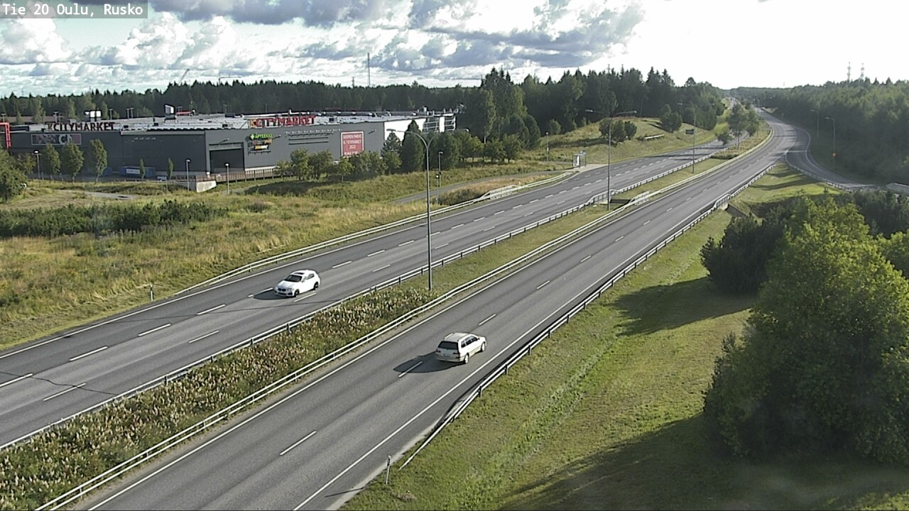 Weather Camera Image Road 20 Oulu, Rusko, Oulu, Pohjois-Pohjanmaa