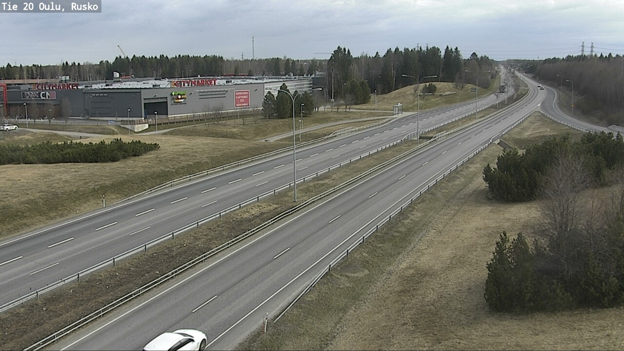 Weather Camera Image Road 20 Oulu, Rusko, Oulu, Pohjois-Pohjanmaa