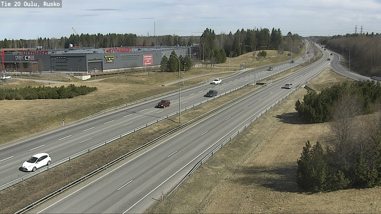 Kelikamerat Kuva Tie 20 Oulu, Rusko, Oulu, Pohjois-Pohjanmaa