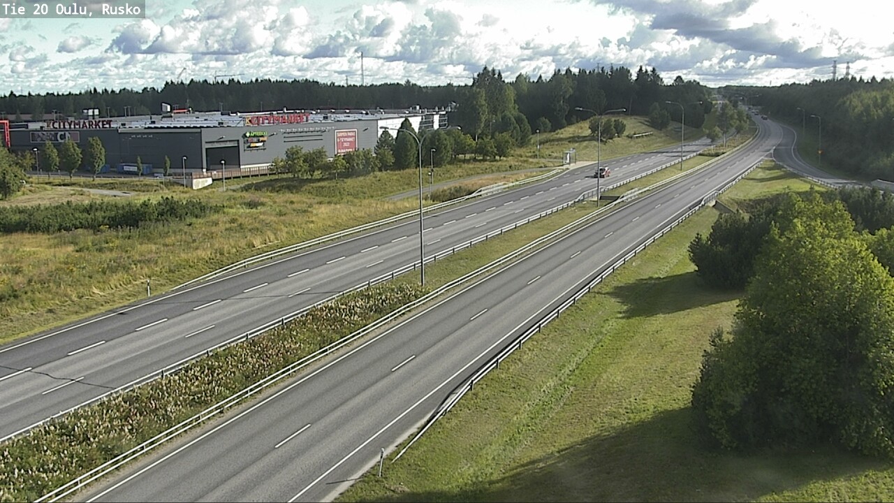 Weather Camera Image Road 20 Oulu, Rusko, Oulu, Pohjois-Pohjanmaa