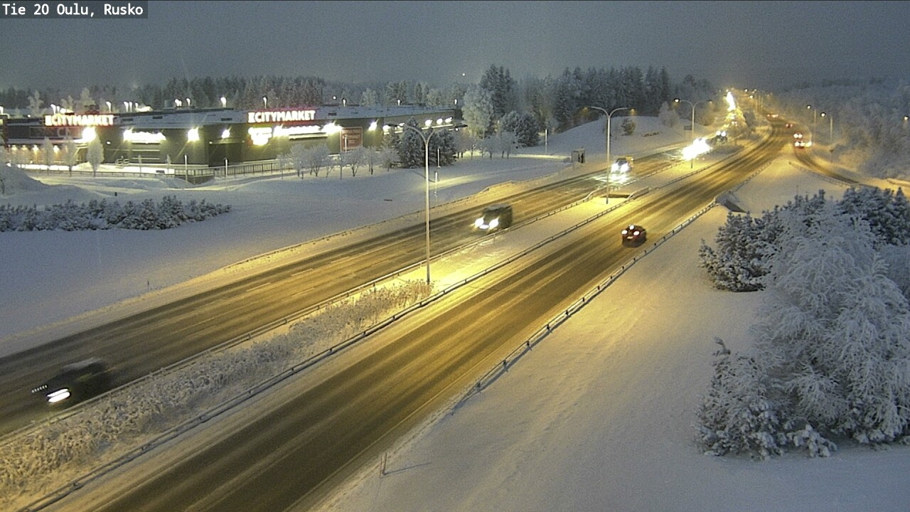Weather Camera Image Road 20 Oulu, Rusko, Oulu, Pohjois-Pohjanmaa