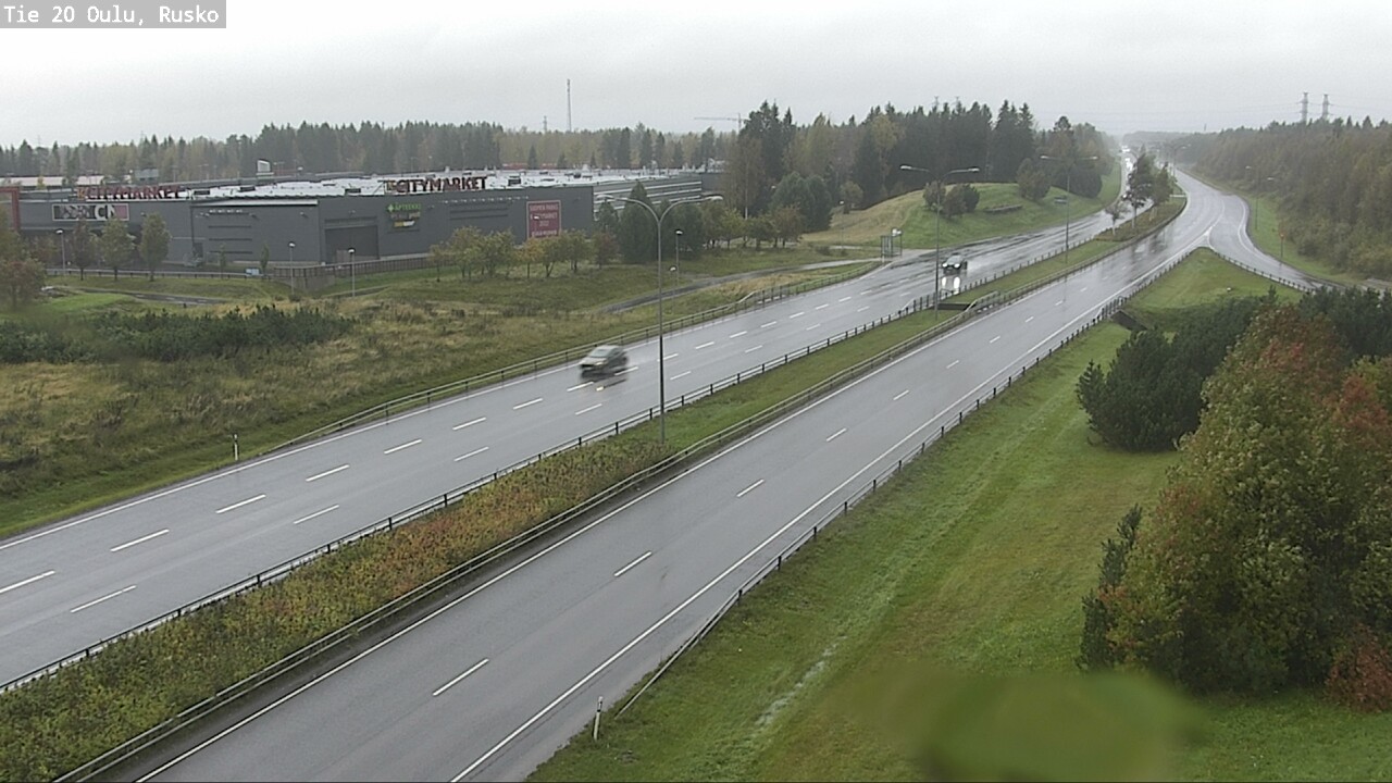 Weather Camera Image Road 20 Oulu, Rusko, Oulu, Pohjois-Pohjanmaa