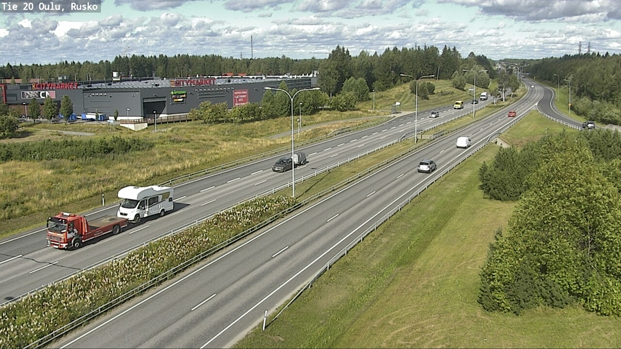Kelikamerat Kuva Tie 20 Oulu, Rusko, Oulu, Pohjois-Pohjanmaa