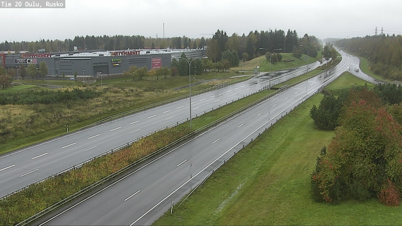 Weather Camera Image Väg 20 Uleåborg, Rusko, Oulu, Pohjois-Pohjanmaa