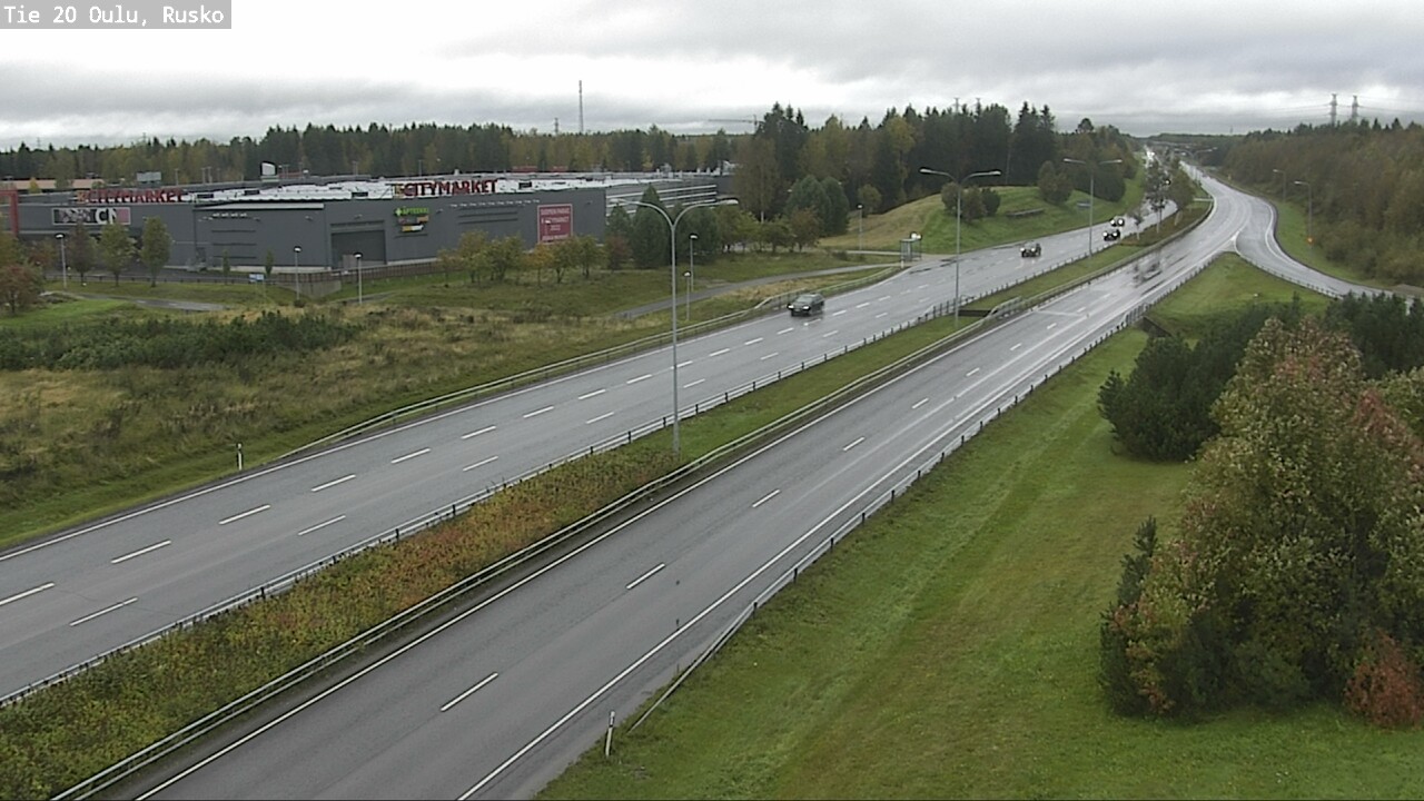 Weather Camera Image Väg 20 Uleåborg, Rusko, Oulu, Pohjois-Pohjanmaa