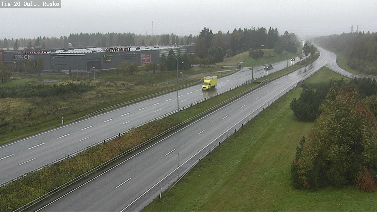 Weather Camera Image Väg 20 Uleåborg, Rusko, Oulu, Pohjois-Pohjanmaa