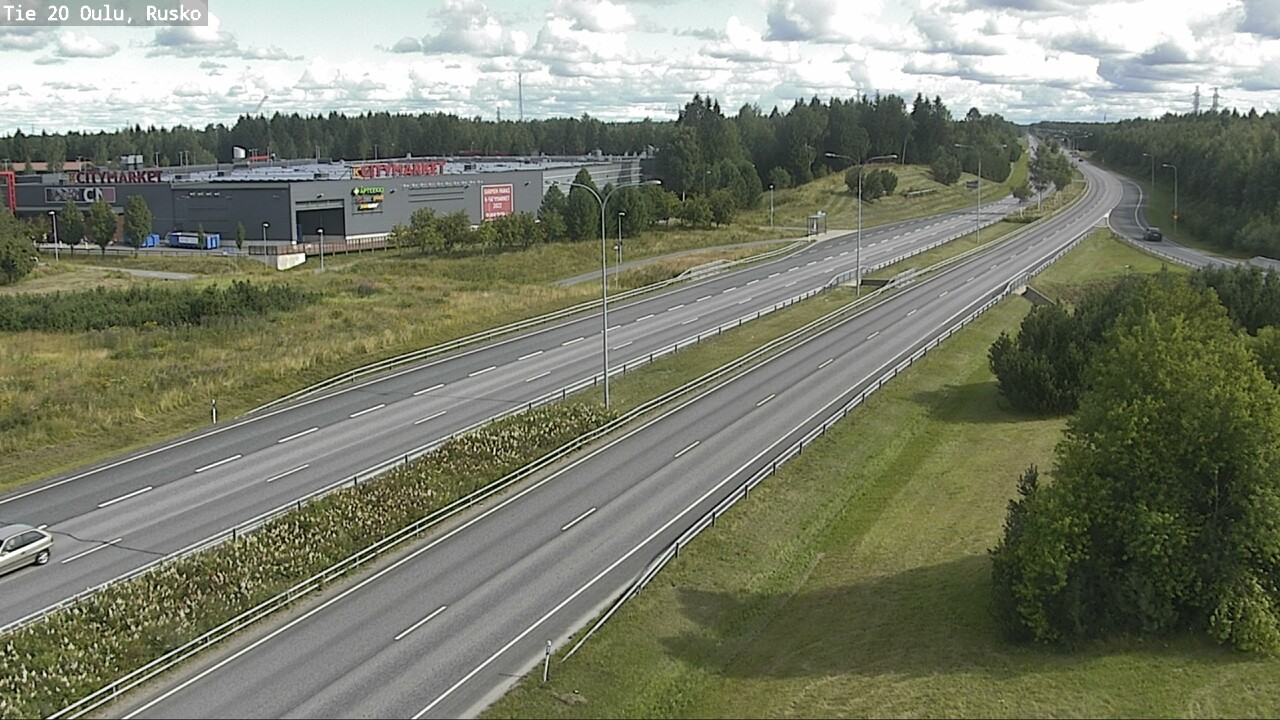 Weather Camera Image Road 20 Oulu, Rusko, Oulu, Pohjois-Pohjanmaa