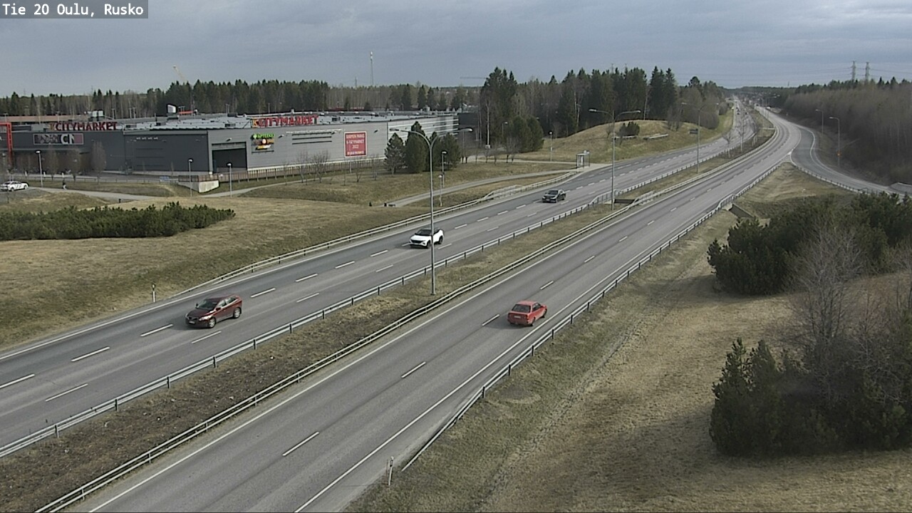 Weather Camera Image Road 20 Oulu, Rusko, Oulu, Pohjois-Pohjanmaa