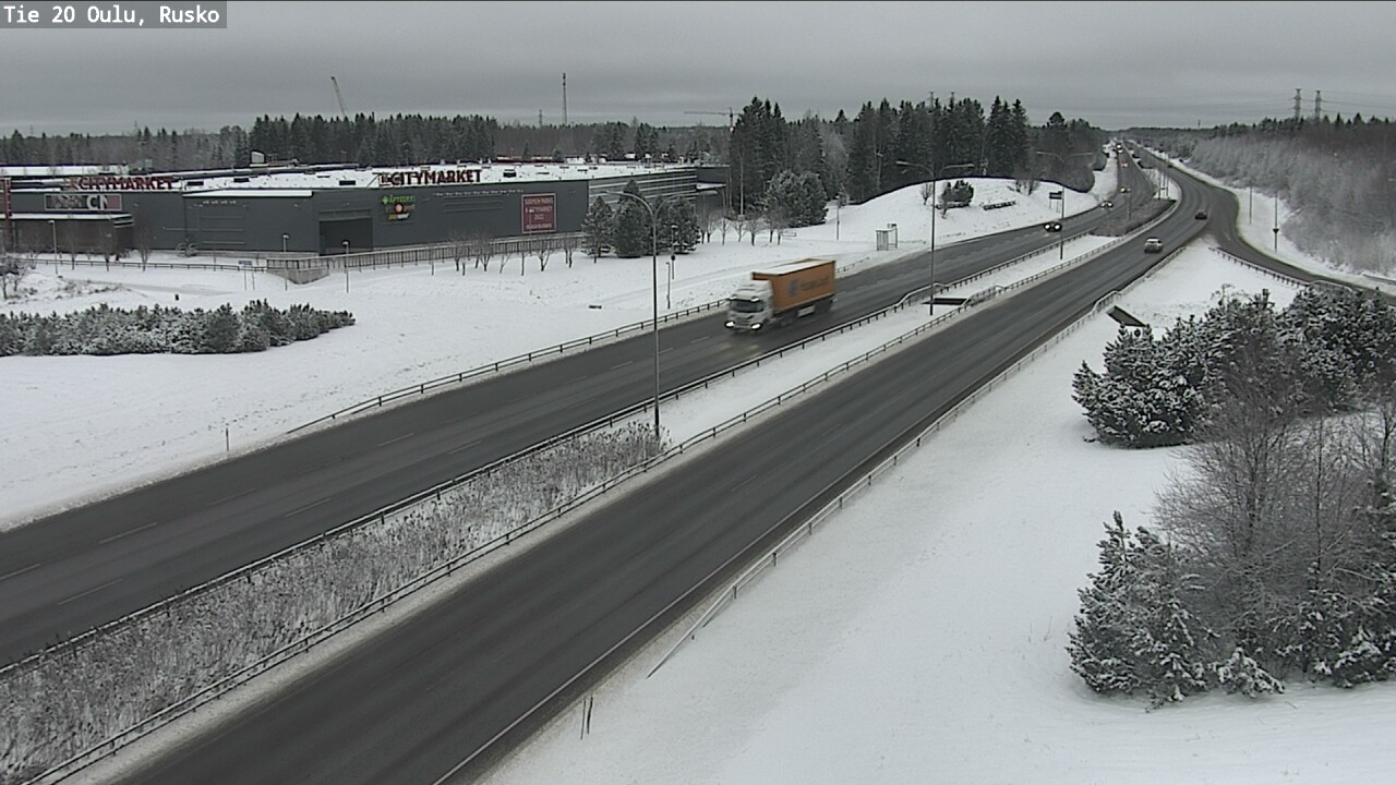 Weather Camera Image Road 20 Oulu, Rusko, Oulu, Pohjois-Pohjanmaa