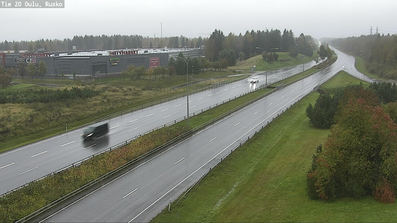 Weather Camera Image Väg 20 Uleåborg, Rusko, Oulu, Pohjois-Pohjanmaa