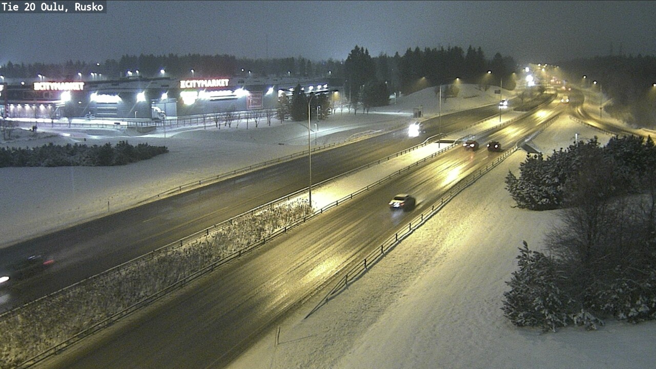 Weather Camera Image Road 20 Oulu, Rusko, Oulu, Pohjois-Pohjanmaa