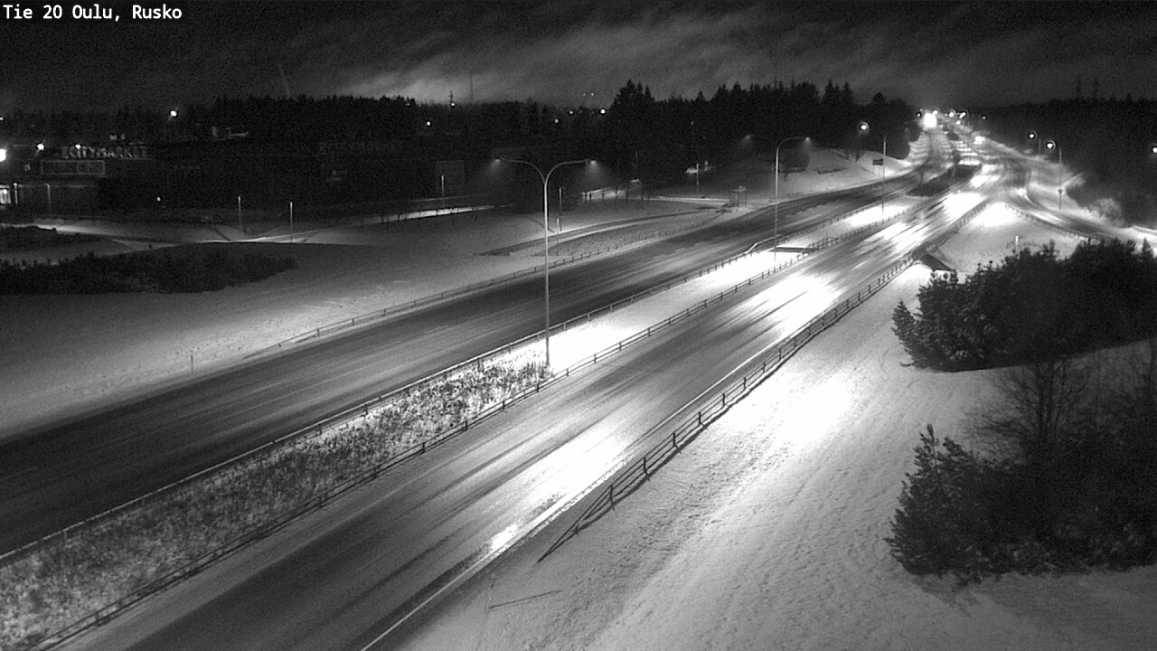 Weather Camera Image Road 20 Oulu, Rusko, Oulu, Pohjois-Pohjanmaa