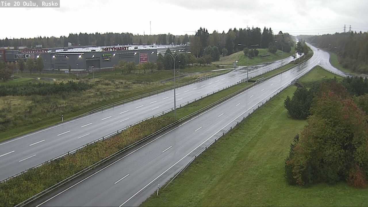 Weather Camera Image Väg 20 Uleåborg, Rusko, Oulu, Pohjois-Pohjanmaa