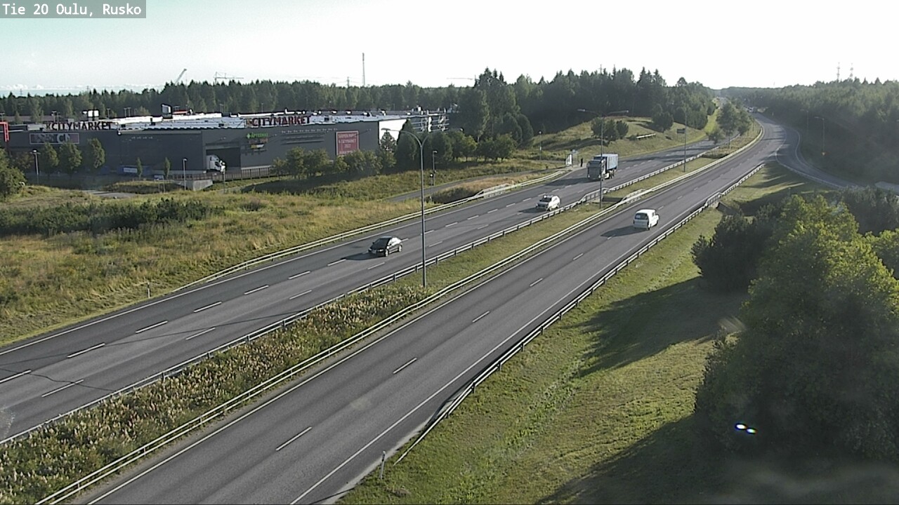 Weather Camera Image Road 20 Oulu, Rusko, Oulu, Pohjois-Pohjanmaa