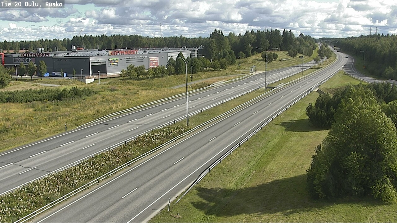 Weather Camera Image Road 20 Oulu, Rusko, Oulu, Pohjois-Pohjanmaa