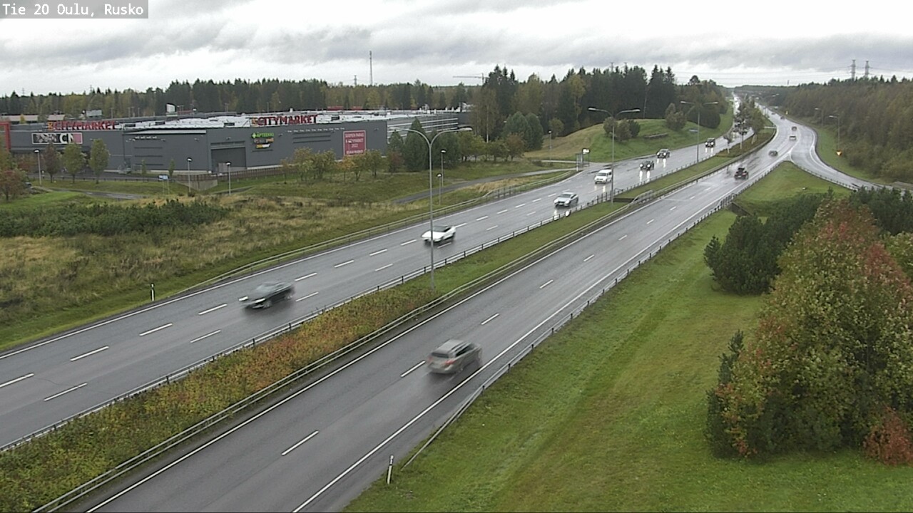 Weather Camera Image Road 20 Oulu, Rusko, Oulu, Pohjois-Pohjanmaa
