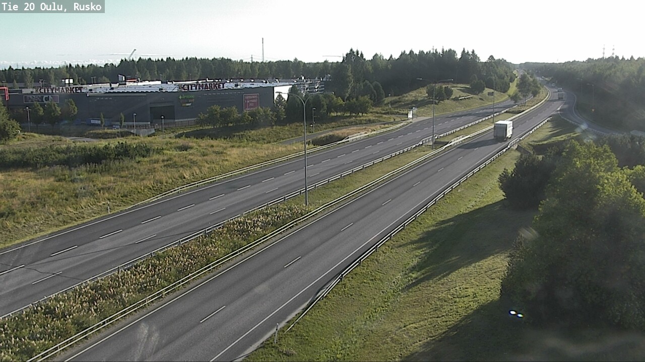 Weather Camera Image Road 20 Oulu, Rusko, Oulu, Pohjois-Pohjanmaa