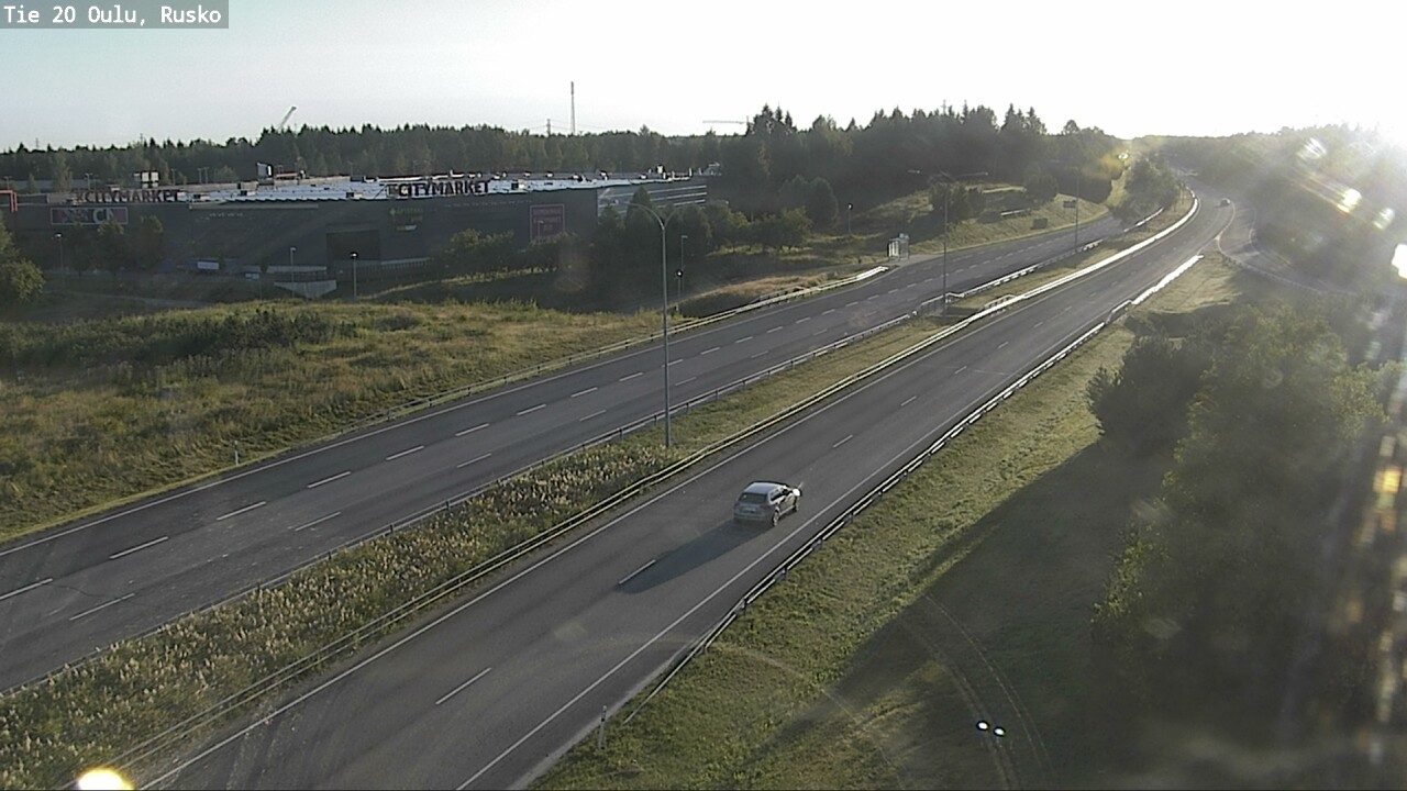 Weather Camera Image Road 20 Oulu, Rusko, Oulu, Pohjois-Pohjanmaa