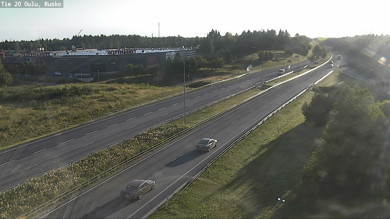 Weather Camera Image Road 20 Oulu, Rusko, Oulu, Pohjois-Pohjanmaa