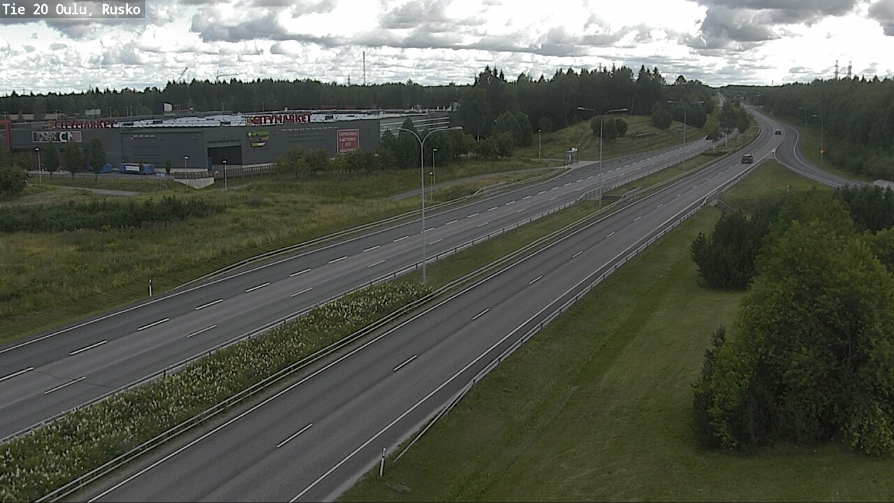 Weather Camera Image Road 20 Oulu, Rusko, Oulu, Pohjois-Pohjanmaa