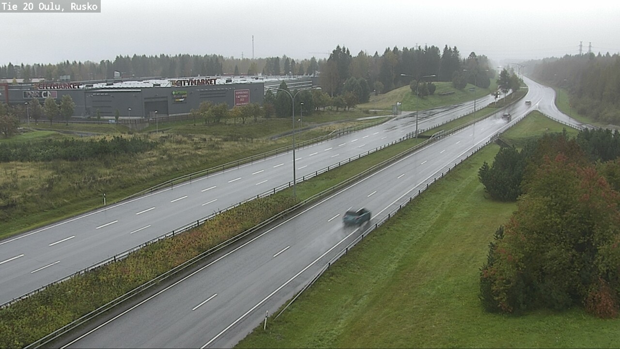 Weather Camera Image Väg 20 Uleåborg, Rusko, Oulu, Pohjois-Pohjanmaa