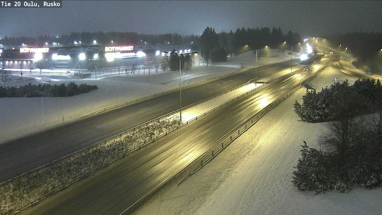 Weather Camera Image Road 20 Oulu, Rusko, Oulu, Pohjois-Pohjanmaa