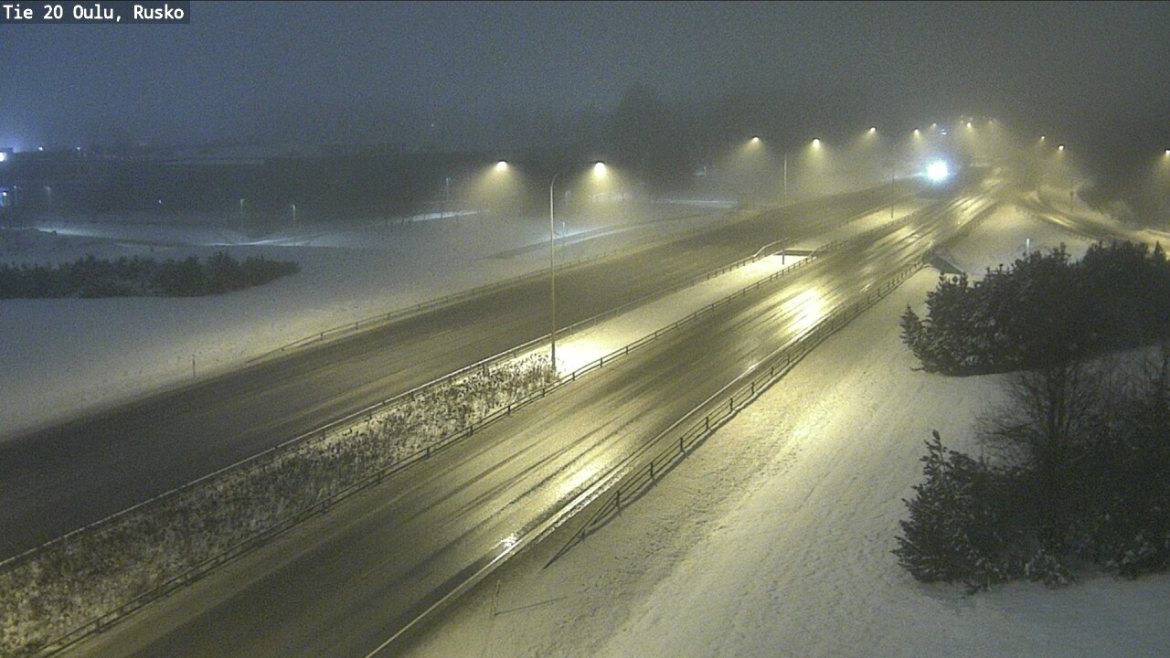 Weather Camera Image Road 20 Oulu, Rusko, Oulu, Pohjois-Pohjanmaa