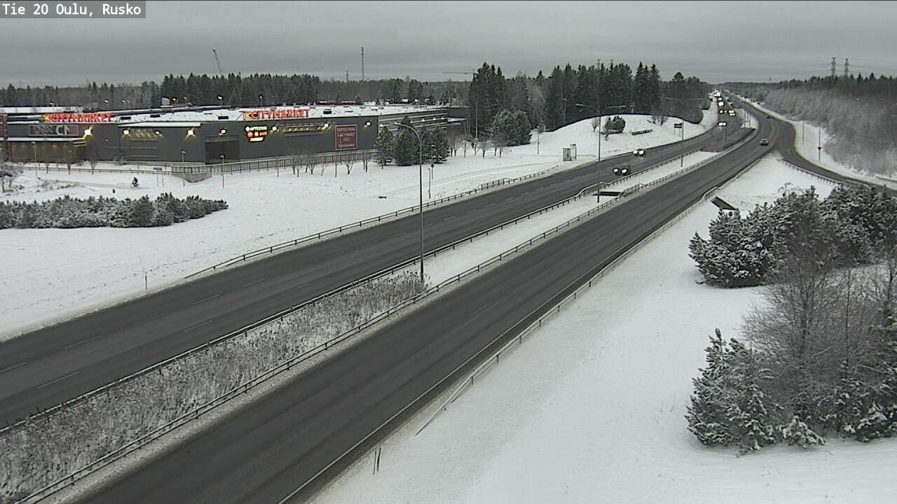 Weather Camera Image Road 20 Oulu, Rusko, Oulu, Pohjois-Pohjanmaa