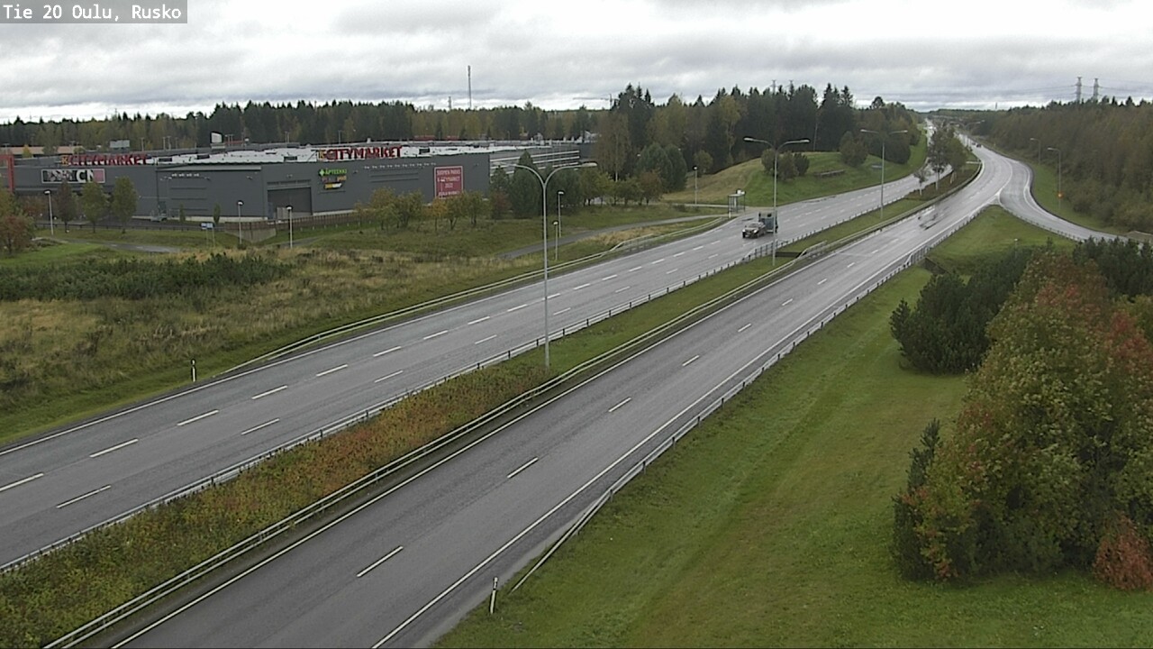 Weather Camera Image Väg 20 Uleåborg, Rusko, Oulu, Pohjois-Pohjanmaa